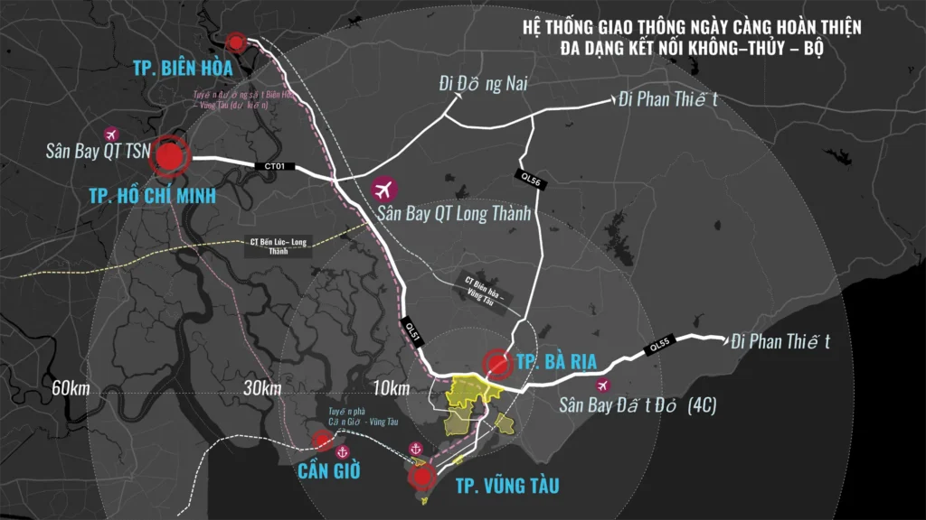 Vị trí Blanca City Vũng Tàu Địa chỉ dự án Blanca City