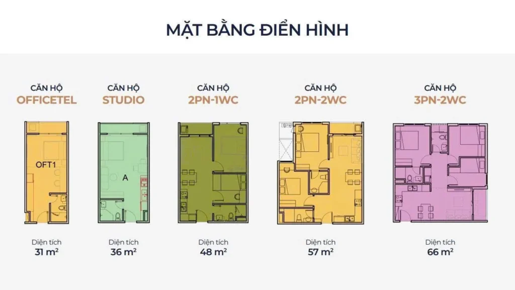mặt bằng căn hộ Skyzen