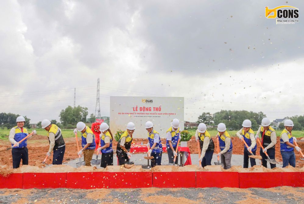 Khu nhà ở Hoàng Nam Uyên Hưng 2 Bình Dương (Tphcm) Tiến độ xây dựng khu nhà ở thương mãi Hoang Nam Uyên Hưng 2