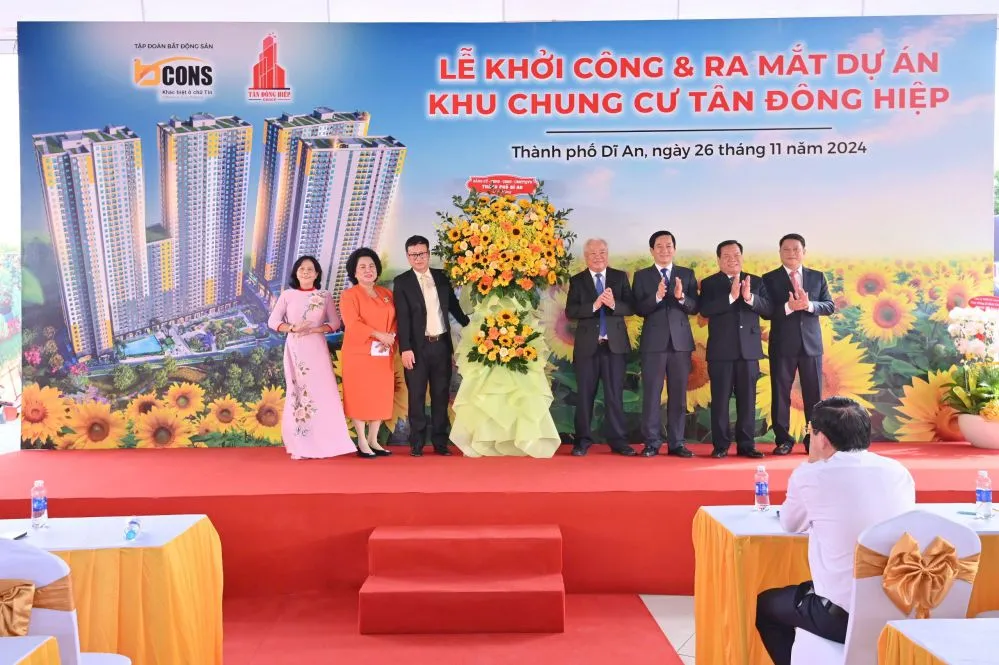 Khởi công xây dựng dự án Bcons Solary (Chung cư Tân Đông Hiệp)