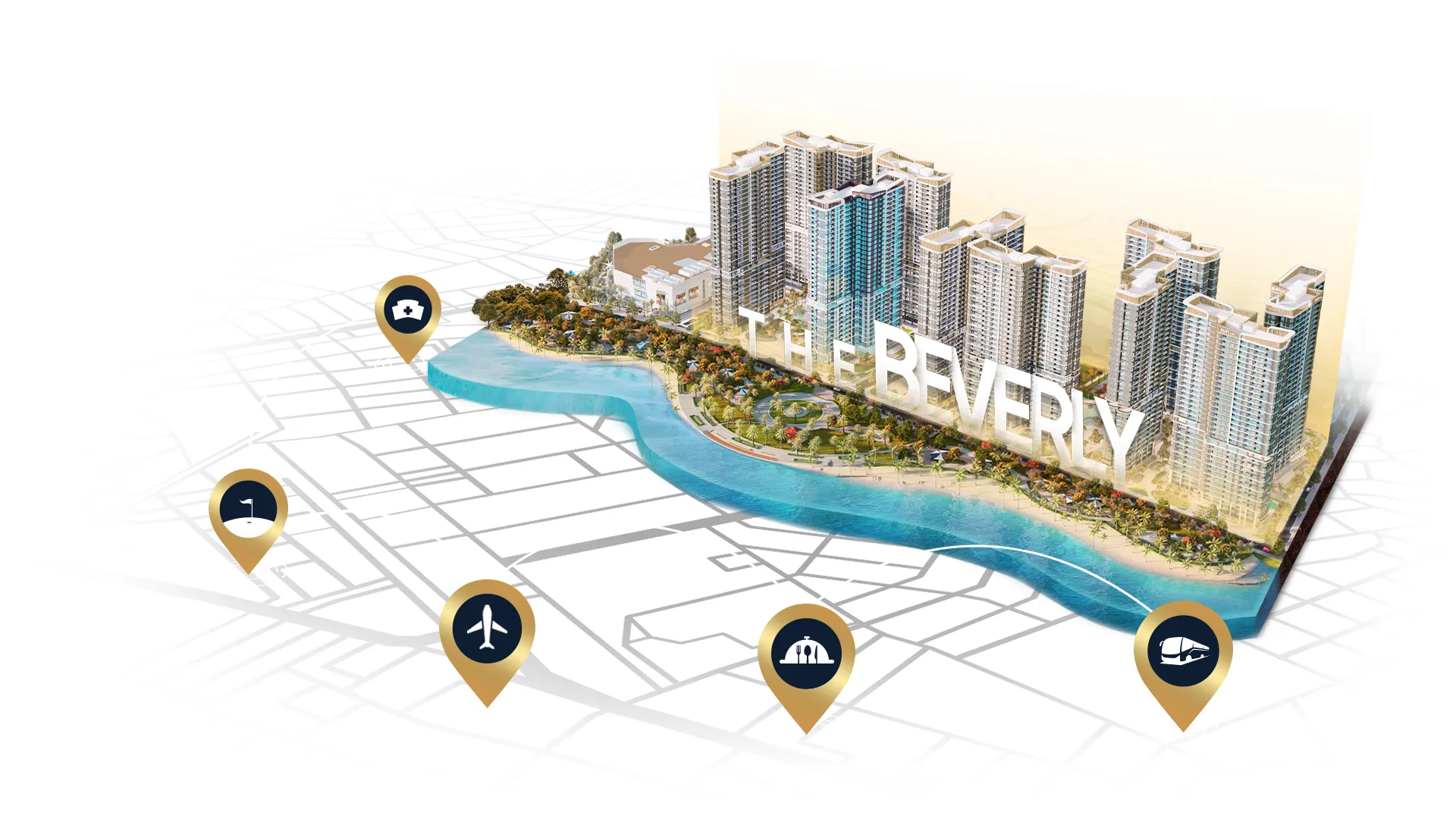 Vị trí Khu căn hộ The Beverly-Vinhomes-