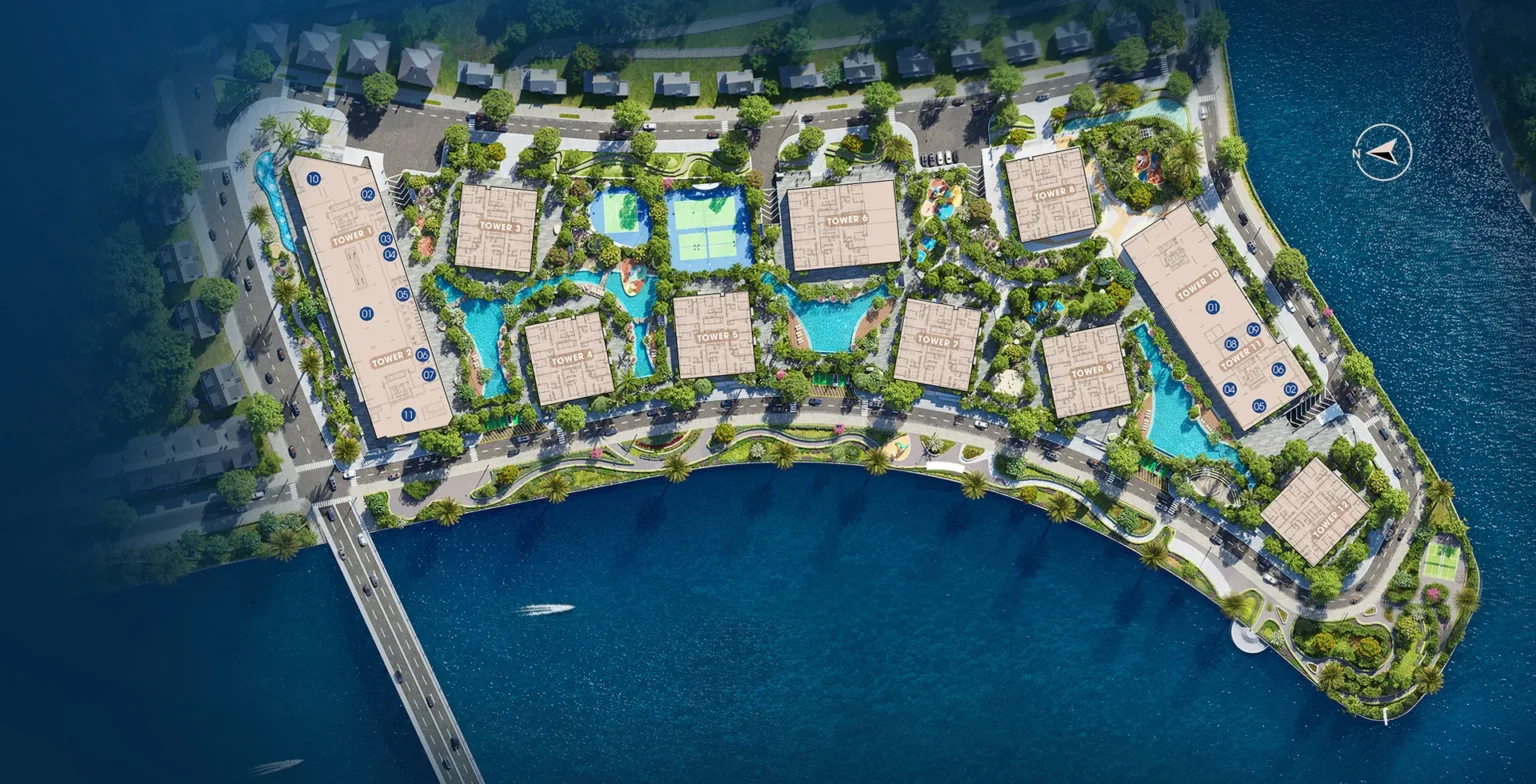 mặt bằng tổng thể the prive