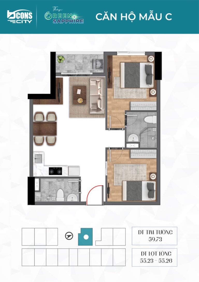 thiet ke green sapphire bcons city 3
