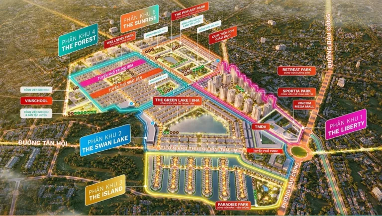 Phân khu The Forest Vinhomes Green City Hậu Nghĩa