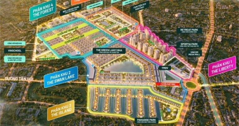 Phân khu The Island Vinhomes Green City Hậu Nghĩa