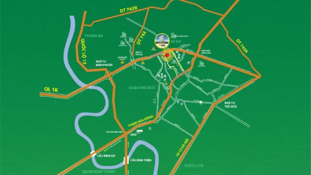 vị trí Bcons Polygon