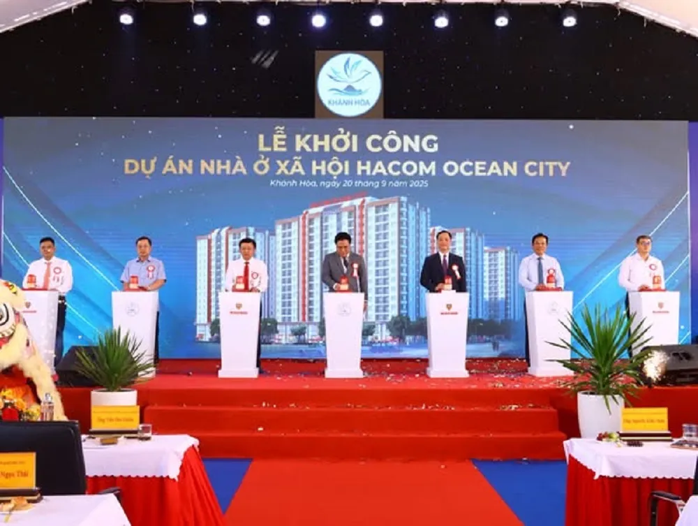 Khởi công dự án nhà ở xã hội Hacom Ocean City Nha Trang