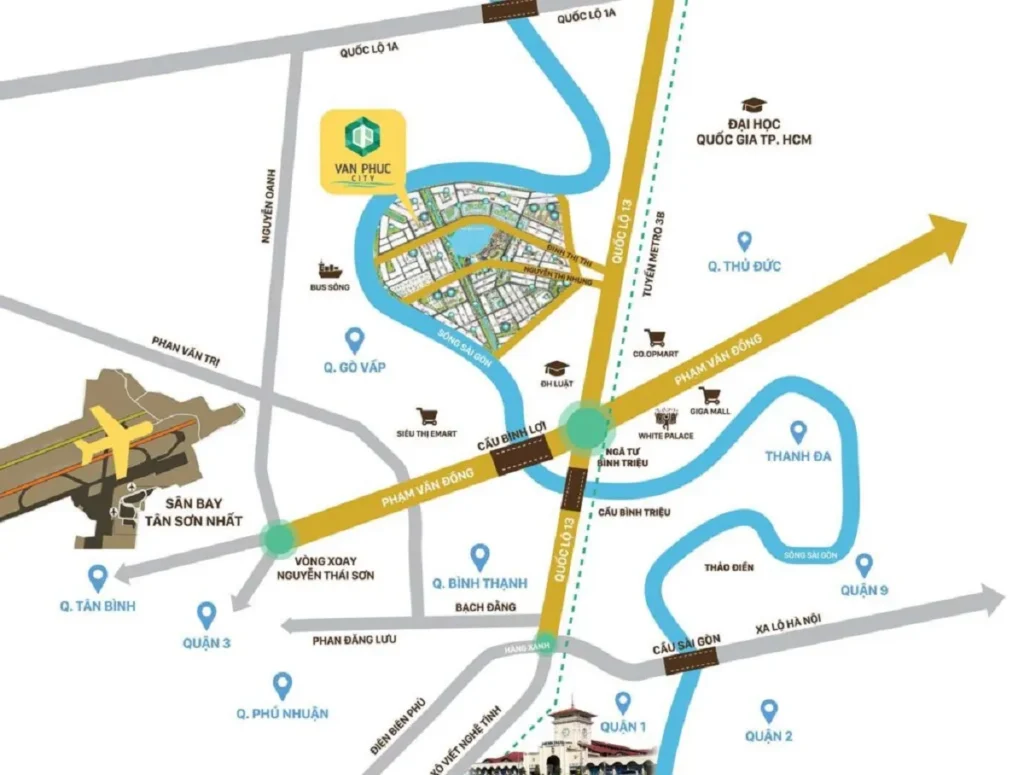 khu đô thị vạn phúc city nằm ở đâu
