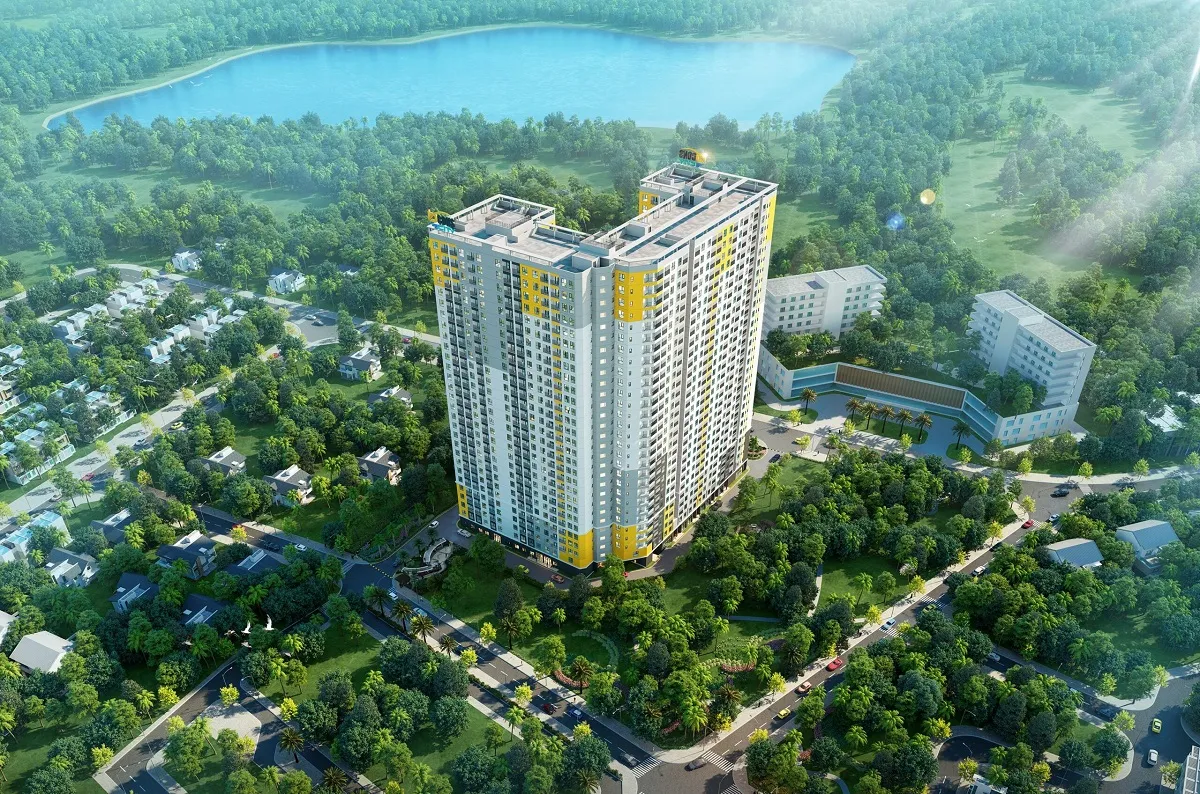 Tháp Green Topaz - Bcons City Bình Dương