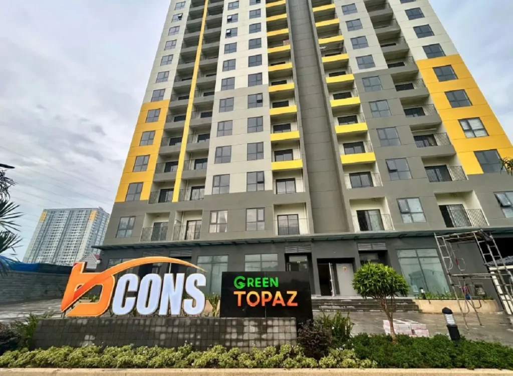 vị trí Tháp Green Topaz của dự án Bcons City