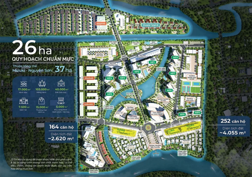 Mặt bằng dự án Mizuki Park Nam Long