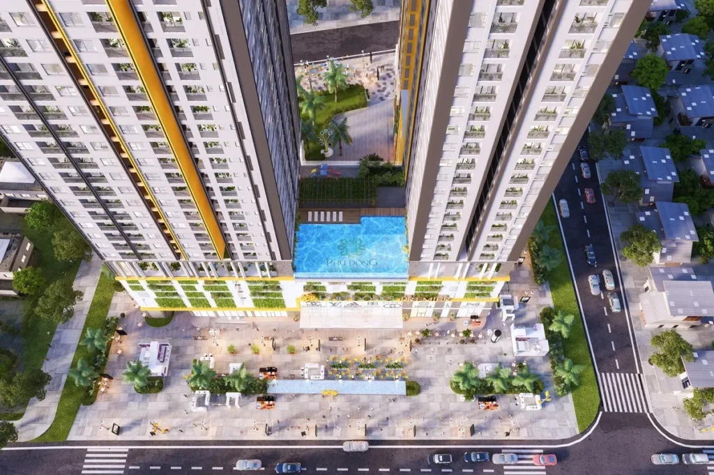 Chung cư Phú Đông Premier: Bán và cho thuê căn hộ 1 2 3 phòng ngủ tại Dĩ An, Bình Dương cho thuê căn hộ Chung cư Phú Đông Premier