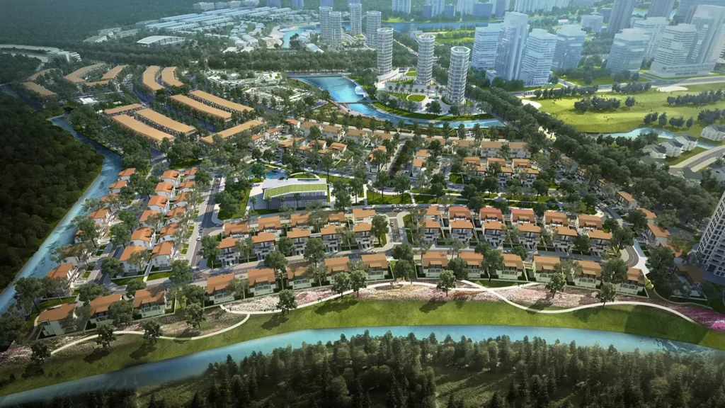 Dự án Hồ Gươm Xanh Lái Thiêu Thuận An Bình Dương, mặt tiền Quốc Lộ 13, nay là Tphcm Mặt bằng khu đô thị Hồ Gươm Xanh Lái Thiêu