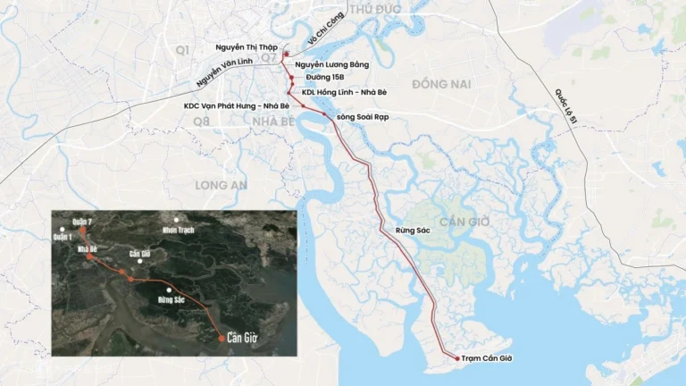 Tuyến Metro Quận 7 - Cần Giờ