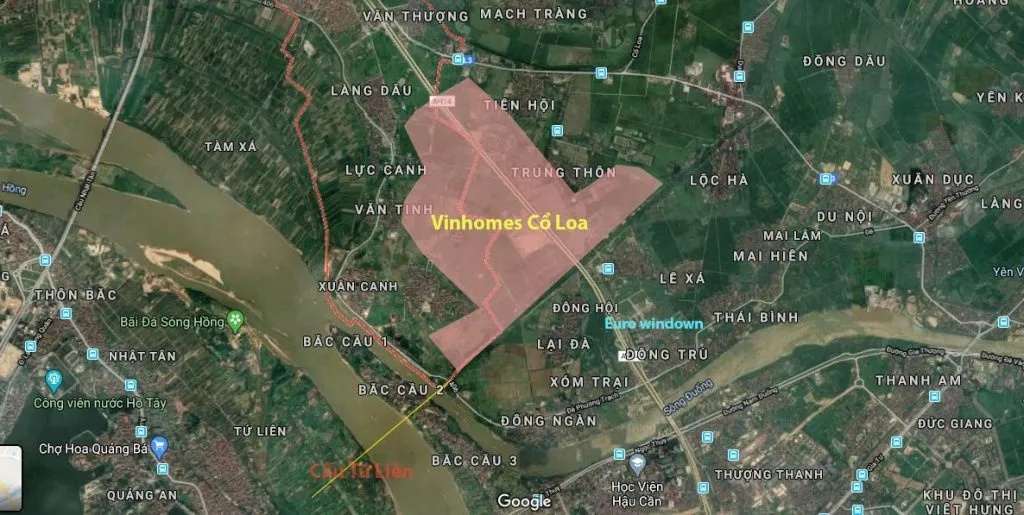 Khu đô thị Vinhomes Global Gate Cổ Loa Đông An Hà Nội vị trí Vinhomes Global Gate ở đâu