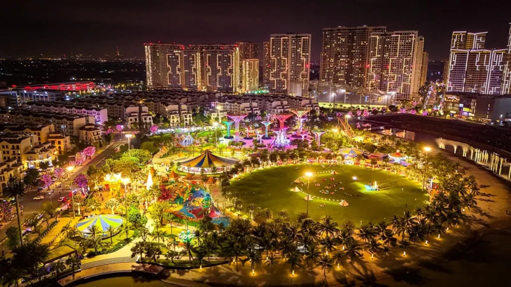 Công viên Grand Park có gì chơi: Công viên ánh sáng 36 ha