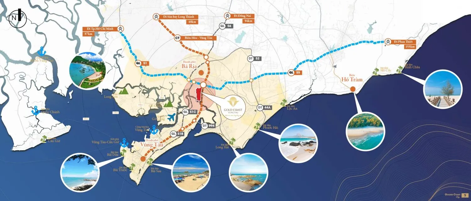 Gold Coast Vũng Tàu vị trí