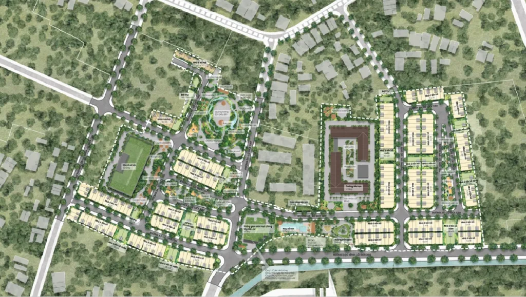 Thông tin bất động sản Mặt bằng Happy One Hóc Môn