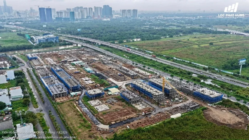 Tiến độ xây dựng Senturia An Phú