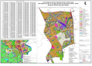 Bản đồ quy hoạch khu đô thị thể thao Vinhomes Olympic