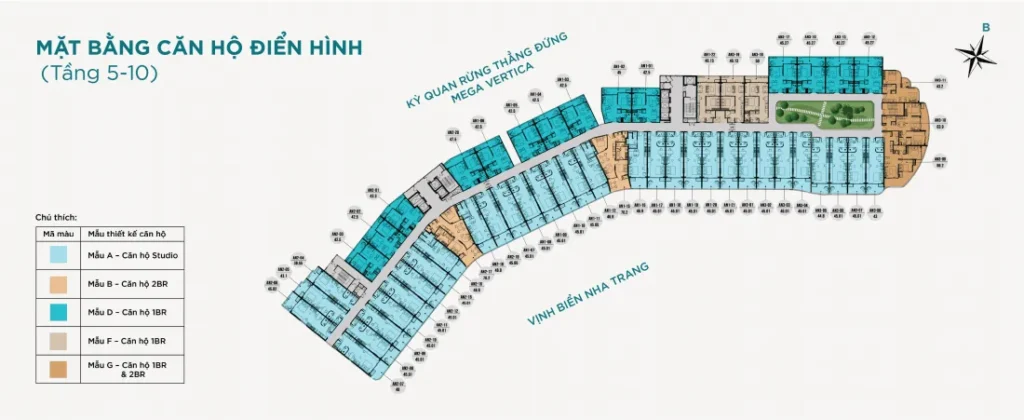 mặt bằng Anh Nguyễn Ocean Front Horizon Nha Trang