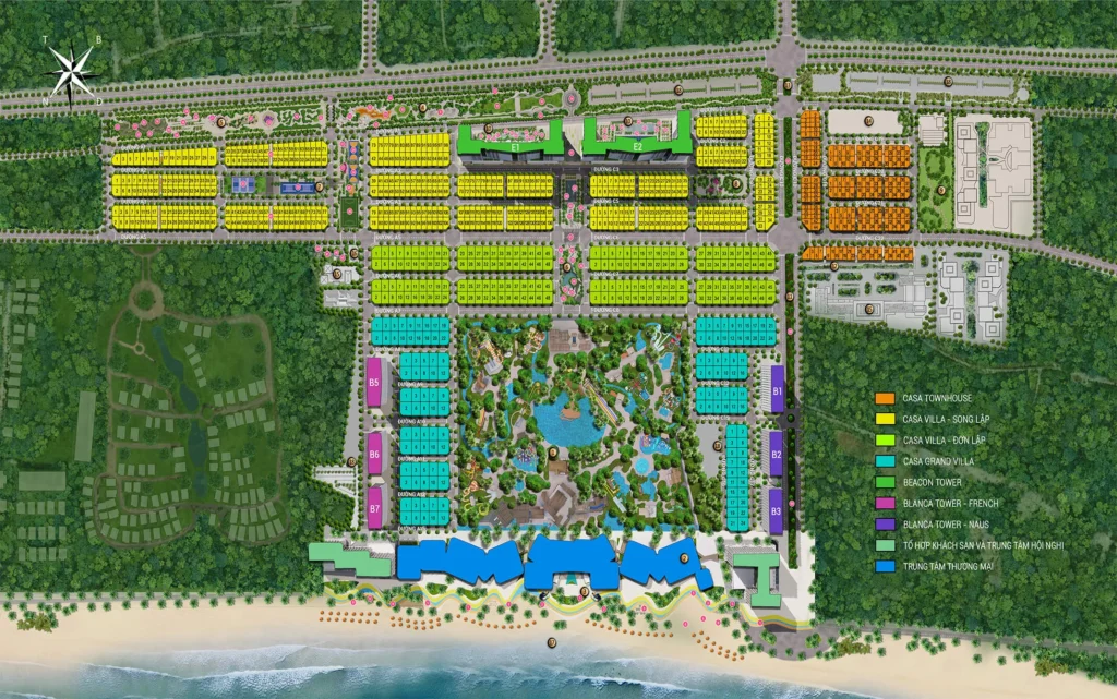 Mở bán Blanca City Vũng Tàu – khu đô thị biển do Sun Group làm chủ đầu tư Blanca City mặt bằng