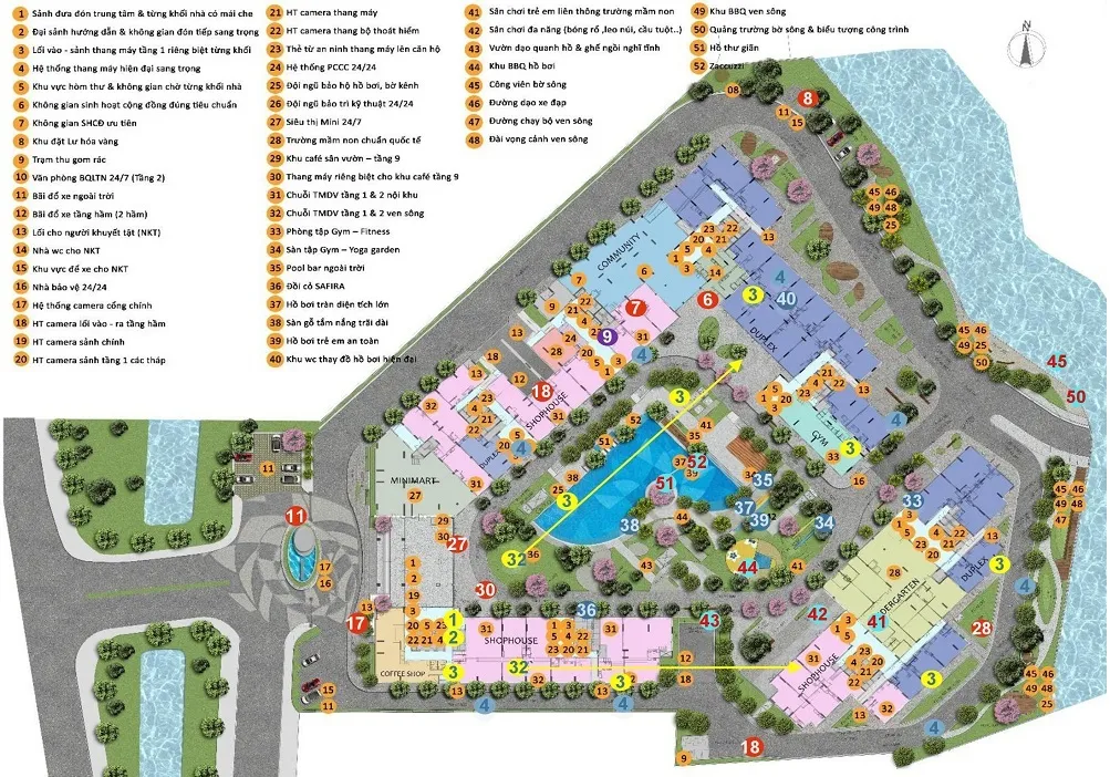 tiện ích Safira Khang Điền