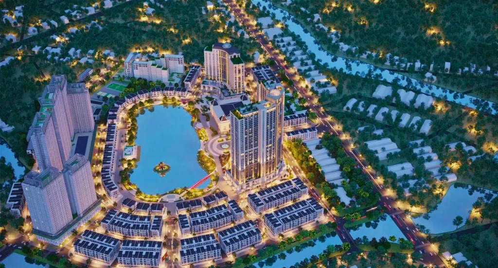 Vị trí Hồ Gươm Xanh Lái Thiêu