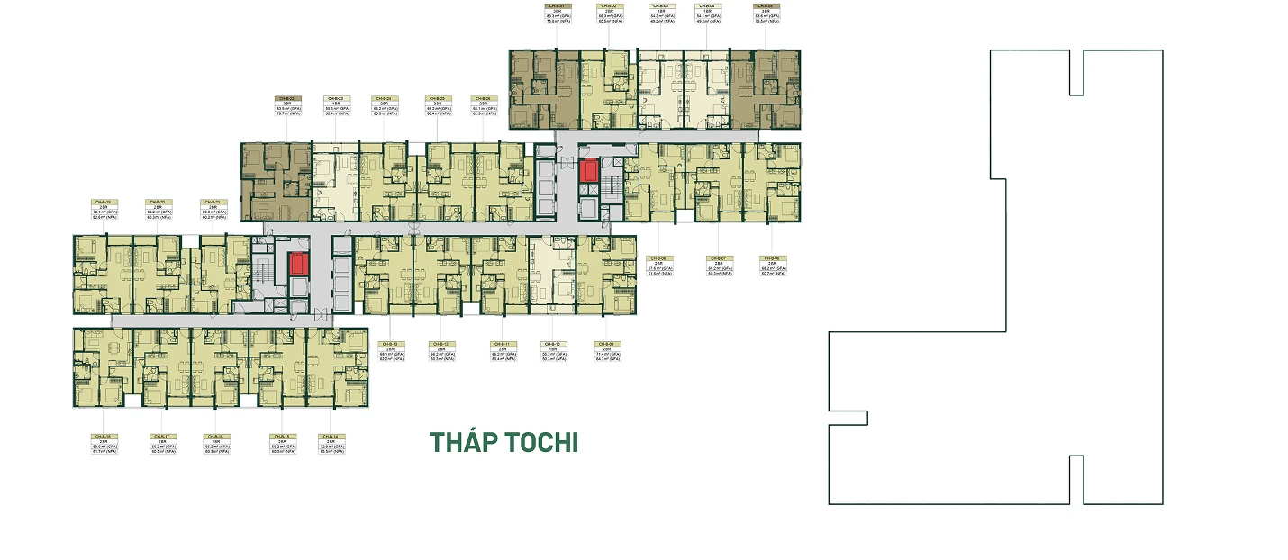 Mặt bằng dự án Happy One Lái Thiêu