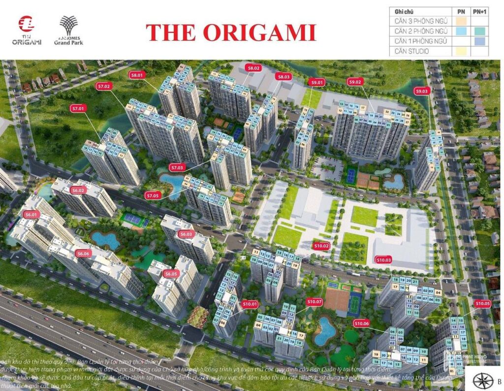 The Origami – Vinhomes Grand Park quận 9 Thủ Đức The Origami – Vinhomes Grand Park quận 9