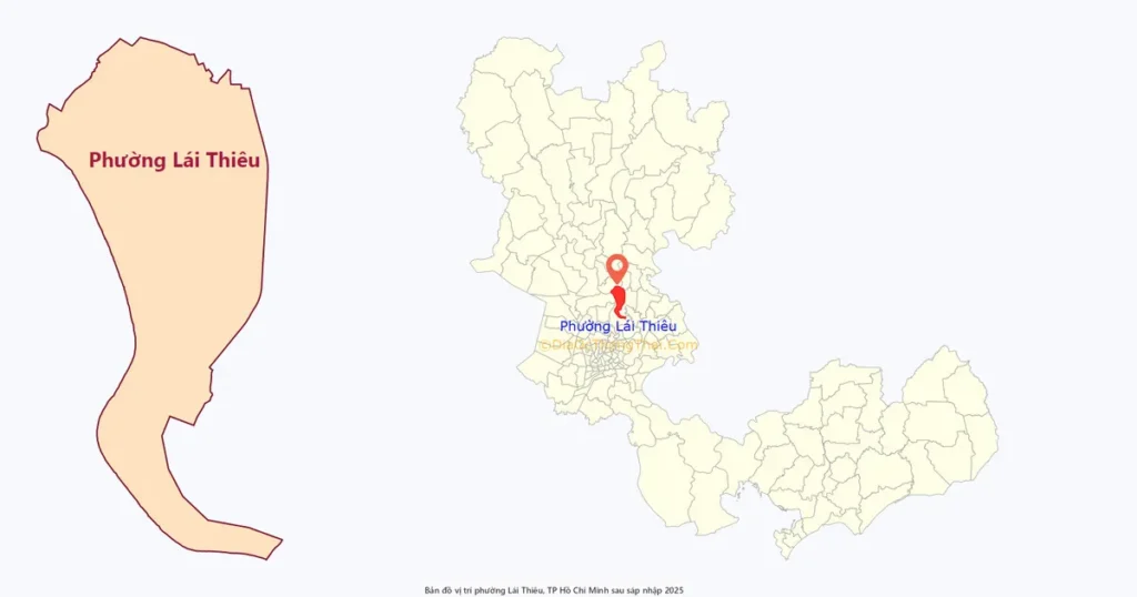phường lái thiêu sau sáp nhập