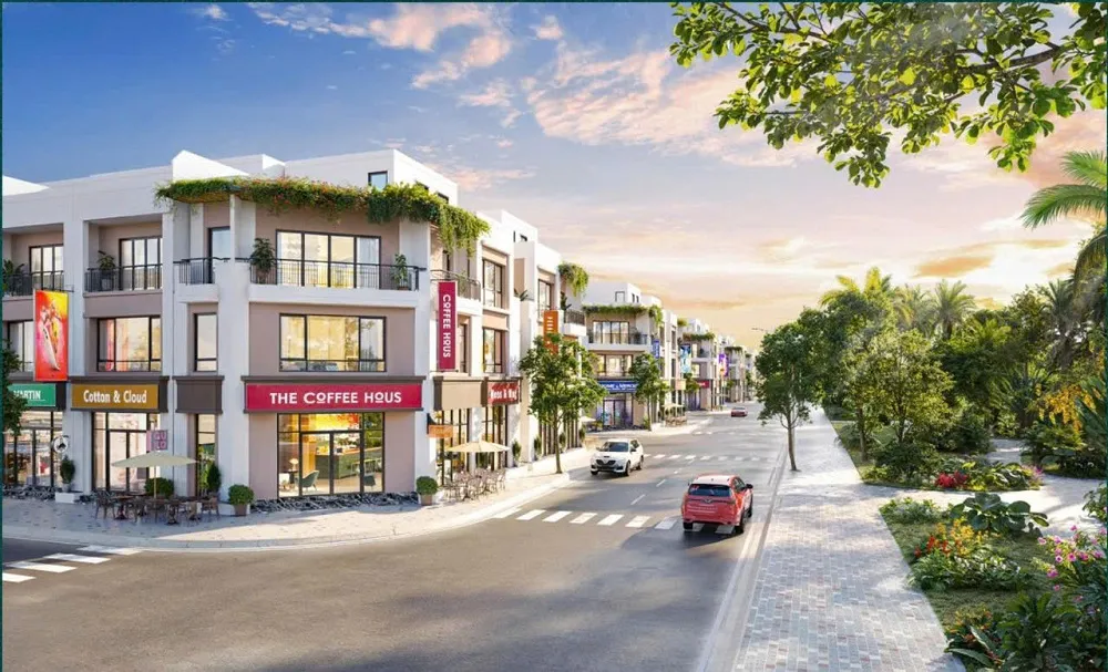 shophouse vinhomes saigon park hóc môn có diện tích 90m² – 120m²
