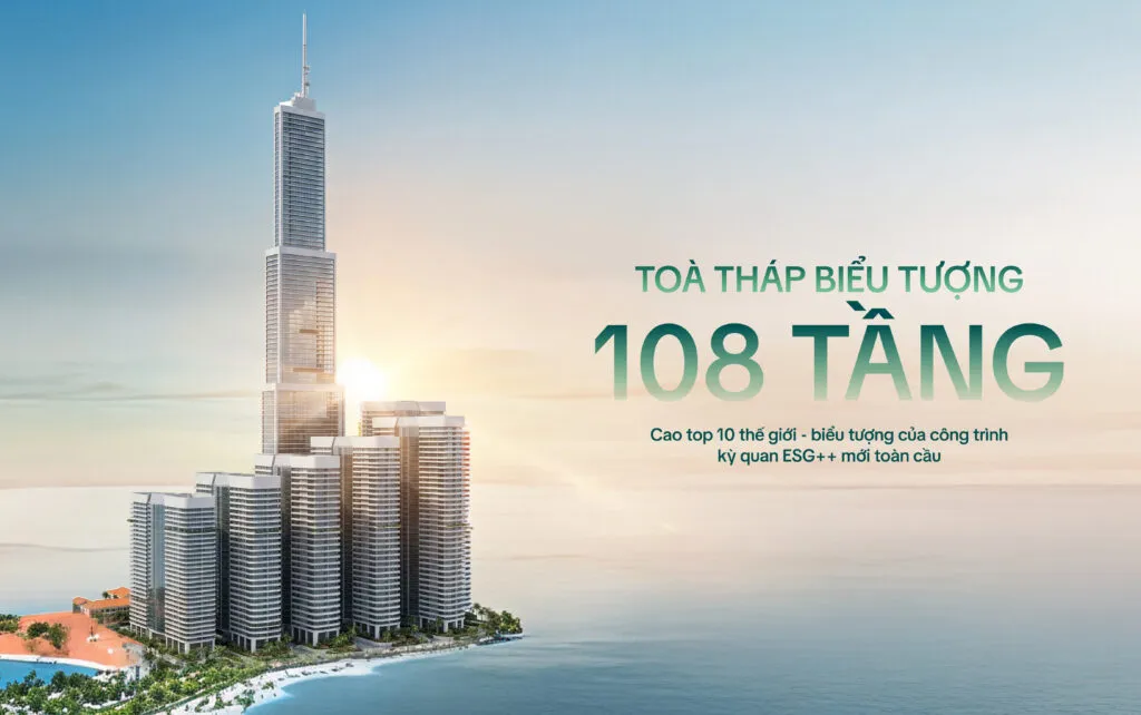 tòa tháp 108 tầng tại vinhomes green paradise cần giờ sẽ trở thành biểu tượng mới
