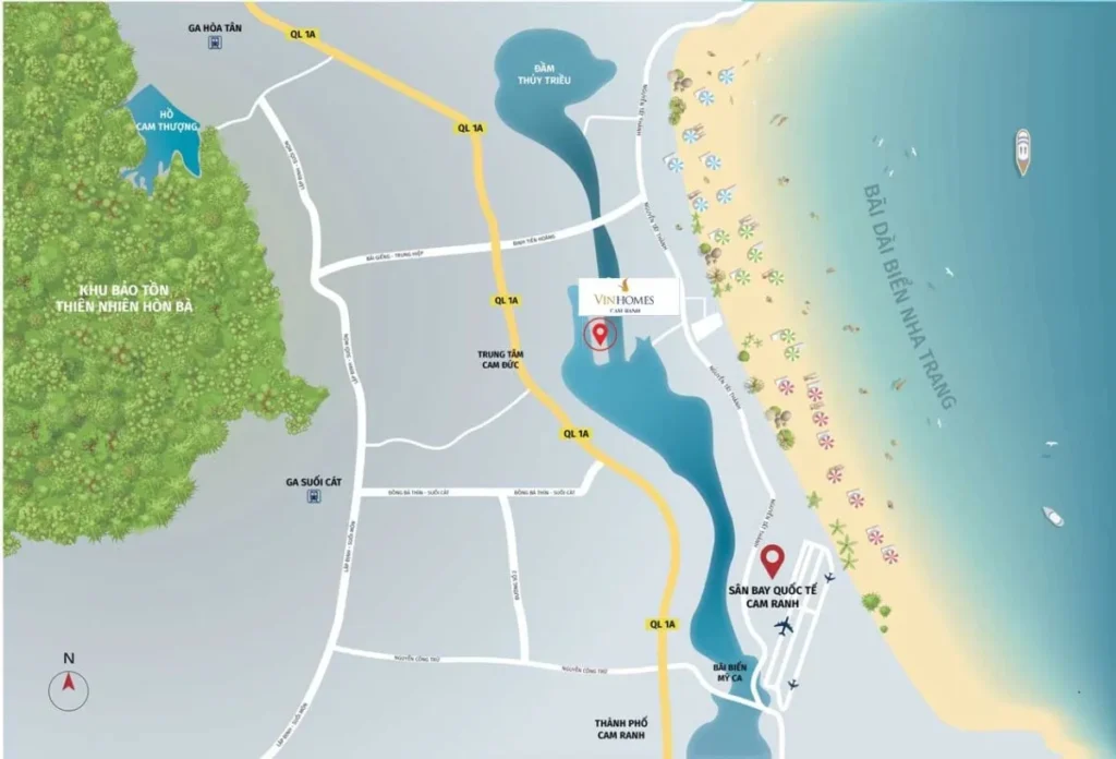 vi tri vinhomes cam ranh