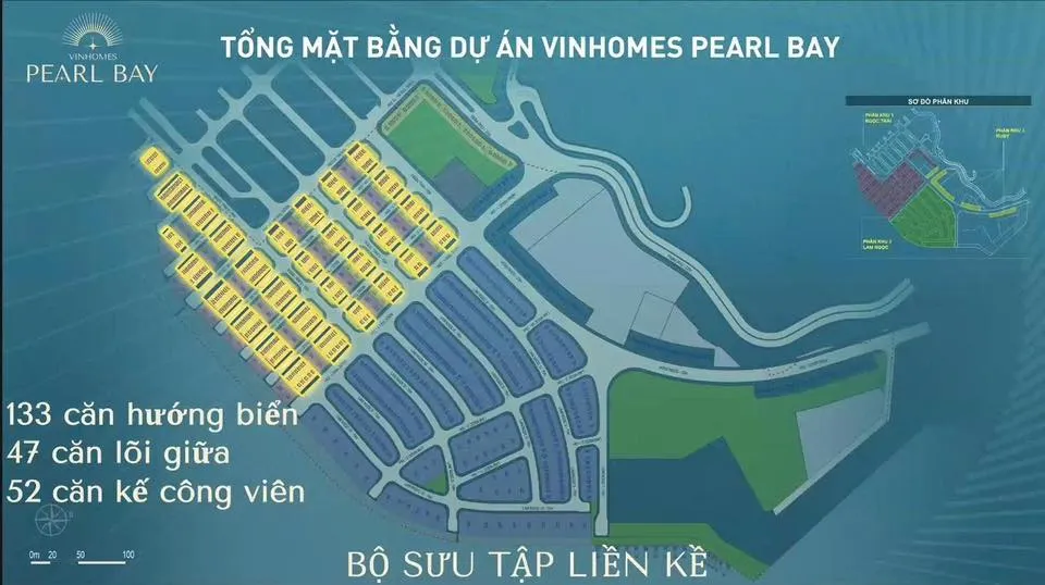 Vinhomes Pearl Bay Phú Quý Nha Trang mặt bằng