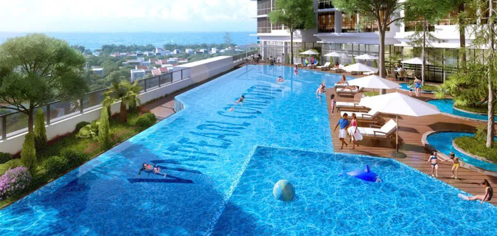 Hồ bơi nội khu và khu vực thư giãn giải trí