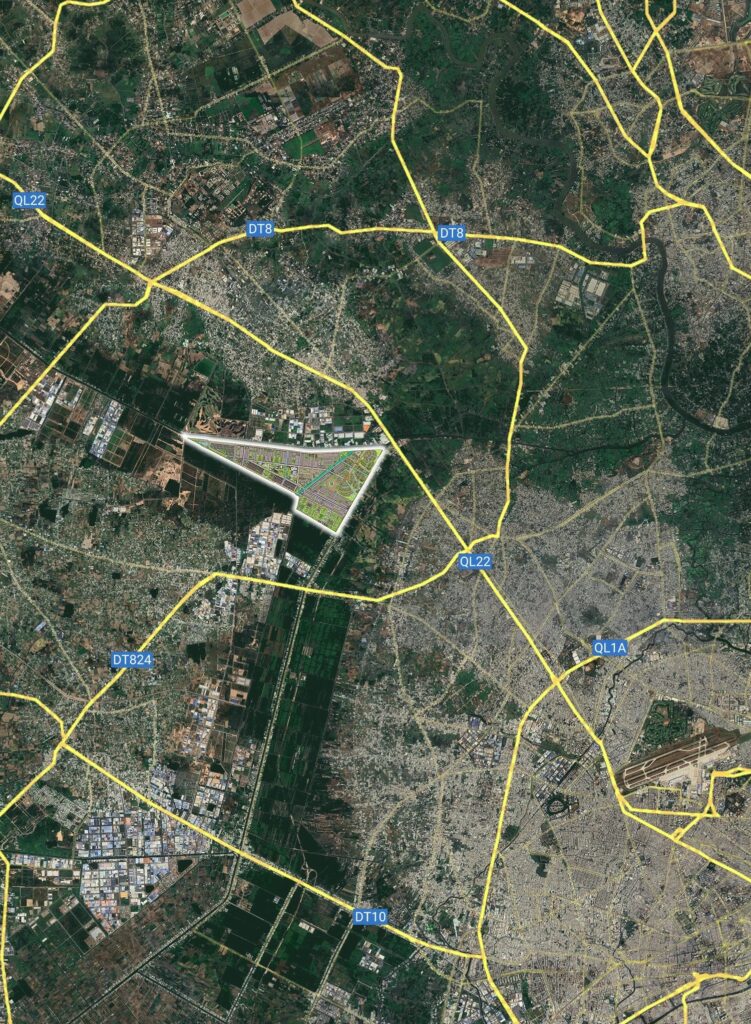 Mặt bằng Vinhomes Hóc Môn, bản đồ quy hoạch chi tiết các phân khu mới nhất