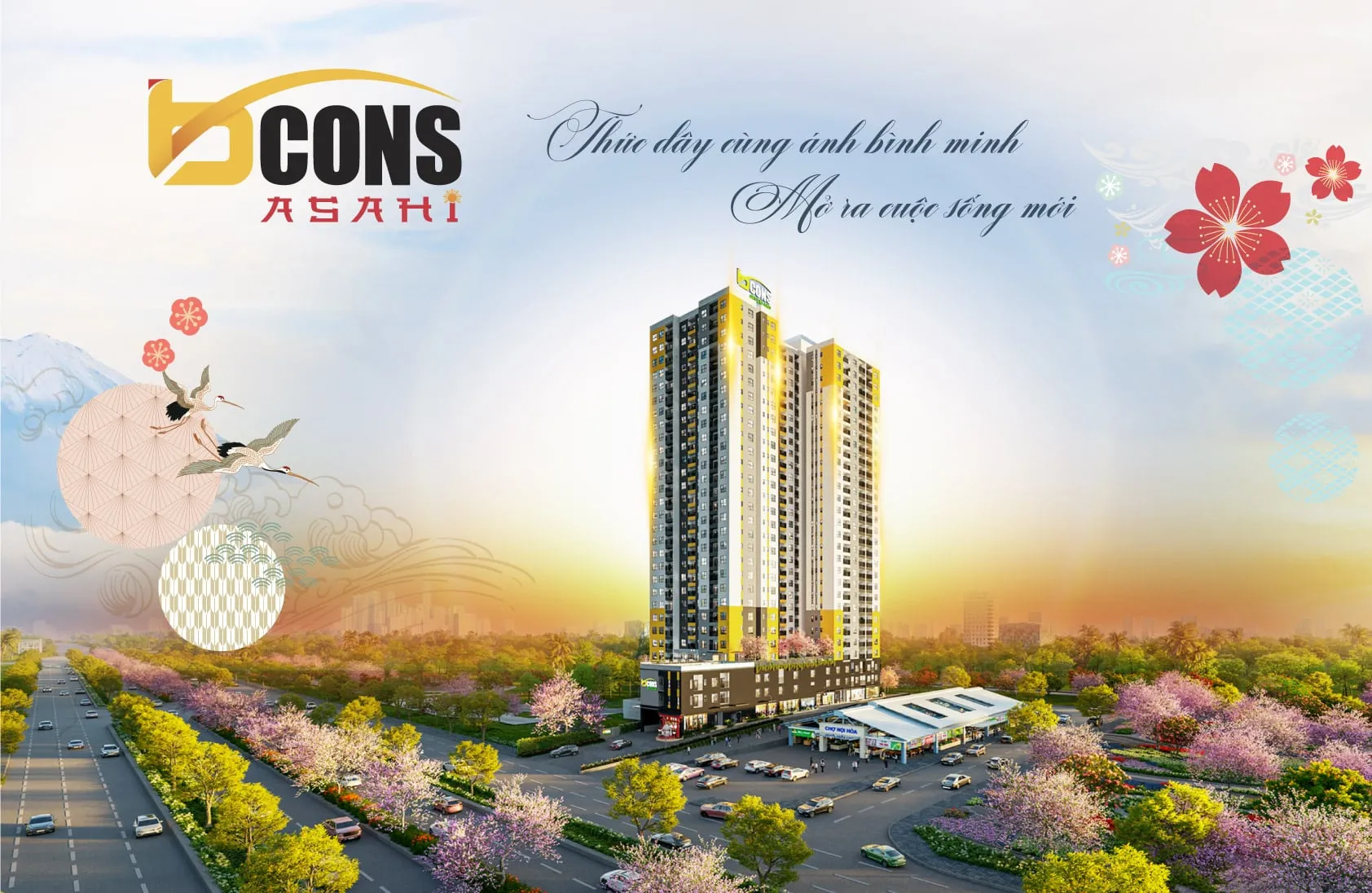 Chung cư Bcons Asahi Phường Đông Hòa, Tphcm (Bình Dương cũ)