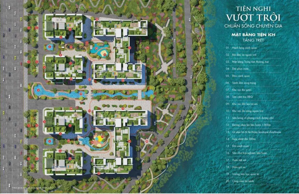 La Pura Thuận An Bình Dương: Cập nhật bảng giá từ chủ đầu tư mặt bằng tiện ích la pura