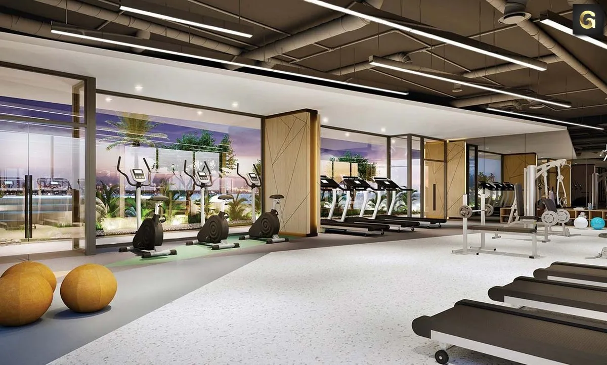 tiện ích phòng gym tại emerald golf view