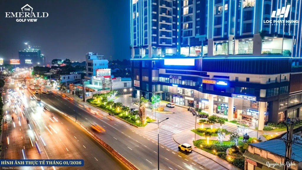 emerald golf view với hơn 80 tiện ích đã giao nhà năm 2023