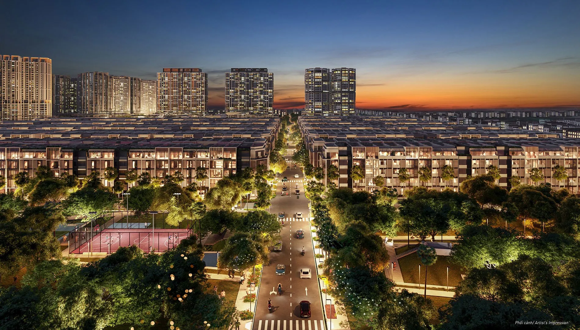 nhà phố gloabal city cho thuê và bán