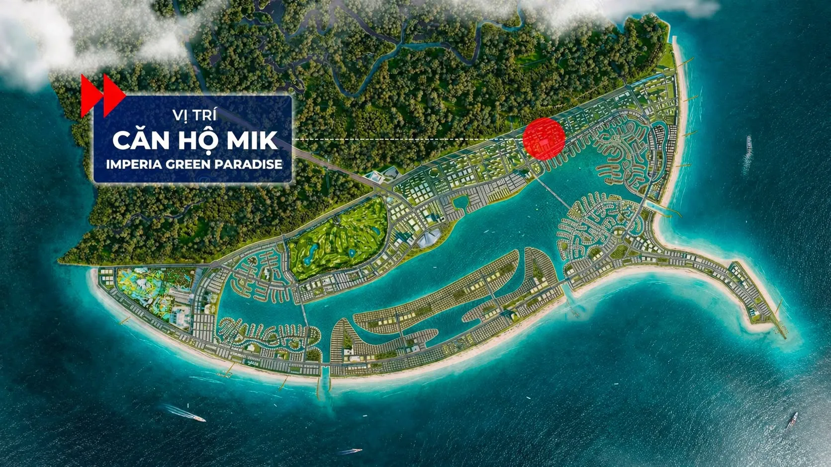 vị trí dự án MIK cần giờ