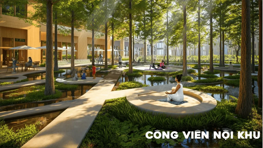tiện ích công viên nội khu charmora city nha trang