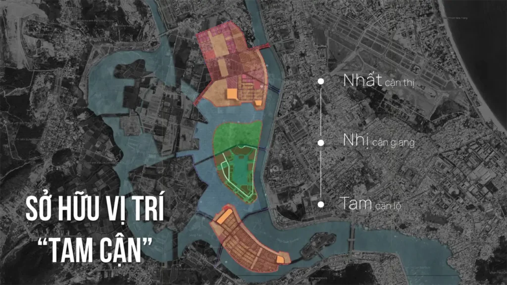 Charmora City Nha Trang vị trí tam cận sông đô thị