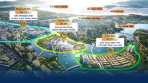 Các phân khu của charmora city nha trang