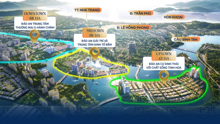 Các phân khu của charmora city nha trang