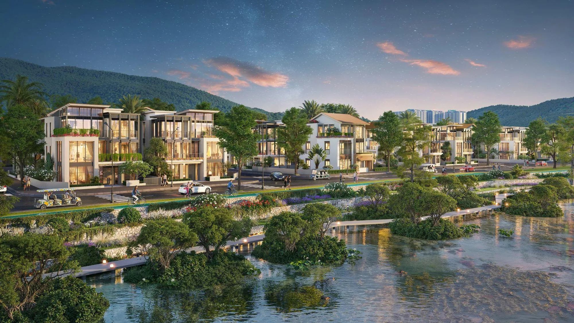 nhà phố villa, biệt thự tại trung tâm tại charmora city nha trang