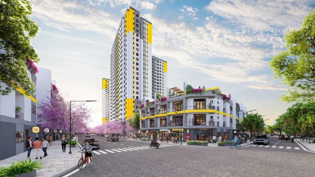 nhà phố liền kề bcons city life