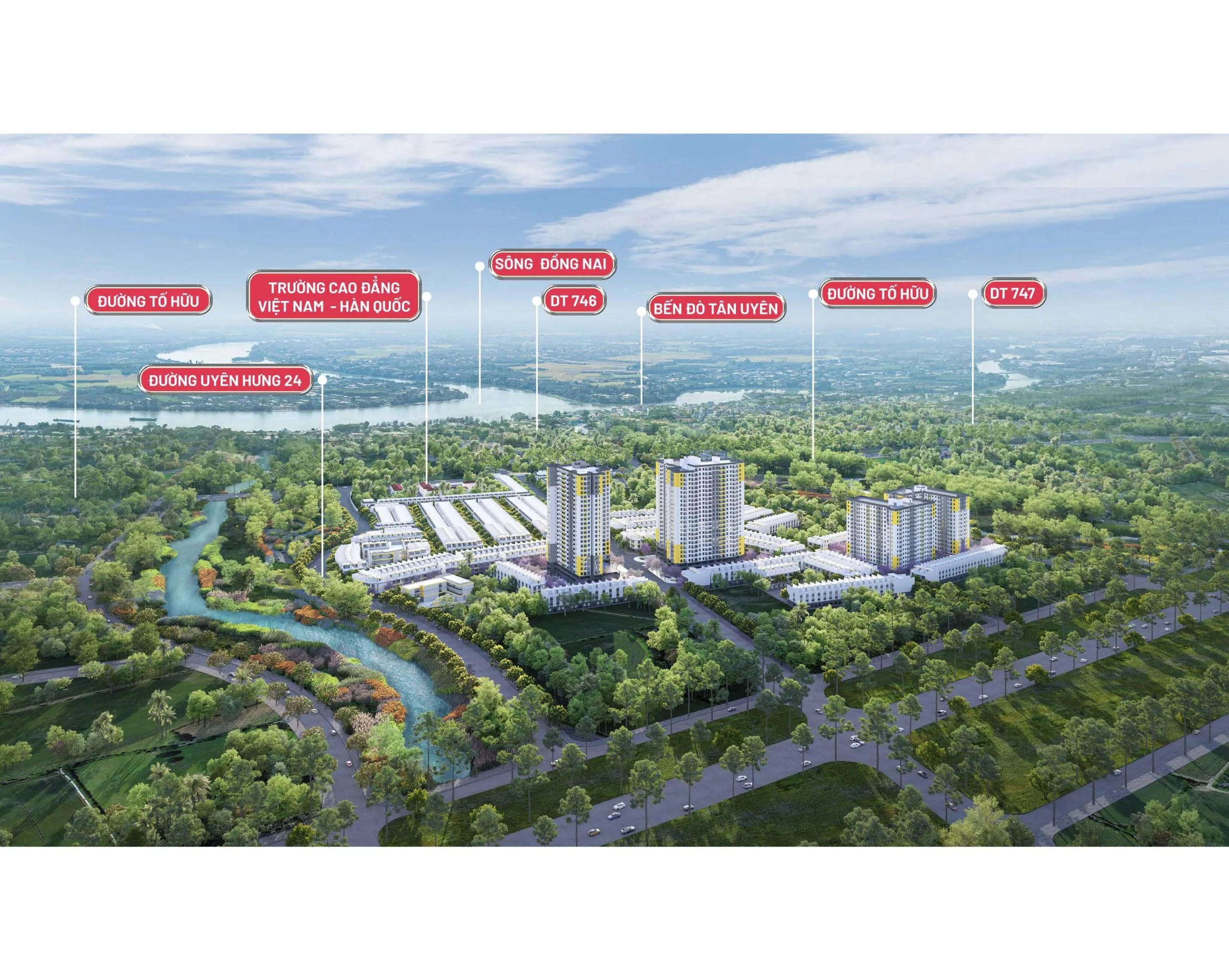 mặt bằng các khu dự án bcons city life tân uyên